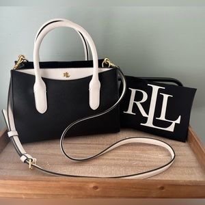 Lauren Ralph Lauren Marcy II Satchel Tote Crossbody